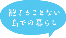 飽きることない島での暮らし