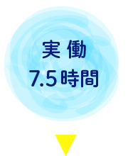 実働7.5時間