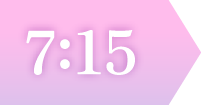 7：15